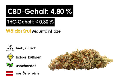 WälderKrut_MountainsHaze_Hanfblüten aus Vorarlberg, Österreich online kaufen